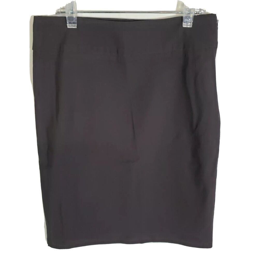 Kate Kasin Womens Skirt Small Gray Knee Length Stretchy Comfortable Pencil Skirt